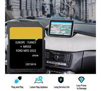 Aggiornamento Sat Nav Scheda SD 2022 Ultima mappa europea di navigazione MFD per Ford Fiesta/B-Max/C-Max/Focus i2013447 con Flim antiappannamento gratuito
