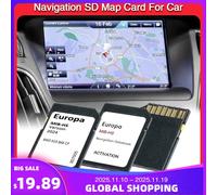 Aggiornamento Sat Nav Ultime mappe Europa Regno Unito 2024 8W 0919866 Scheda GPS CP SD per Audi AZ RS Q SQ RSQ 2015-2020 Navigazione MIB-HS per auto