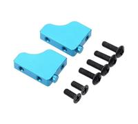Aggiornamento Servo Metallo Modifica Parte Per HSP 03013 94111 94123 1/10 | Auto RC Modifica parti con supporto servo metallo installazione sicura del servo dello sterzo 1/10(Blue)