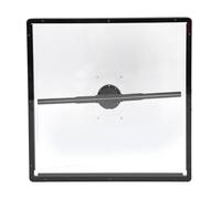 Aggiornamento Ventola Display Pubblicitario Ologramma 3D 17,7 Pollice 576 Perline LED 2000 X 1152 LED, Ventilatore Proiettore Olografico 3D, con Coperchio (EU)