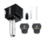 Aggiornare A1 Mini Hotend testina di stampa ad alta temperatura ugelli in acciaio temprato Hot End w / 2X calzino di copertura in silicone F BambuLab A1, A1 mini accessori per estrusore(0.6mm)