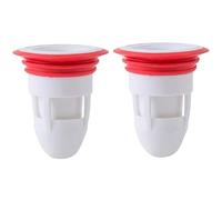 Aggiornato 2PCS Scarafaggio Controllo Dei Parassiti Deodorante Scarico A Pavimento Core Cucina Bagno Wc Anti-odore Doccia Tappo Spina trappola Per Doccia, Bagno, Balcone, Cucina(Ordinary-White)