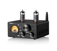 Aggiornato AIYIMA TUBE T9 Bluetooth 5.0 6K4 Amplificatore per tubo a vuoto USB DAC 100W Ricevitore stereo Amp COAX/OPT HiFi Home Audio Amplificatori digitali con VU Meter