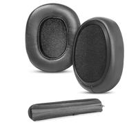 Aggiornato Cuscinetti per cuffie e Imbottitura per archetto per Crusher 3 Compatibile con Skullcandy Crusher Crusher ANC/Evo/Hesh 3/360 Cuffie(Pelle proteica Cuscinetti di ricambio per cuffie)