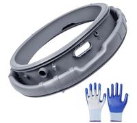 Aggiornato DC64-03788A Rondella Porta Boot Seal Compatibile con Samsung Rondella Guarnizione Parti di Ricambio Diaframma Porta WF45R6300AW/US, WF45T6000AW/A5, WF45a6400AW/US, WF45R6100AW/US