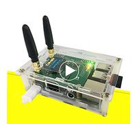Aggiornato Duplex DMR Hotspot WLAN Ethernet Port Assemblato Stazione Radio WiFi Digital Voice Modem Supporto DMR Dstar YSF P25 Fusion Antenna Raspberry Pi Modello 2B Due Colori OLED 2 TimeSlots