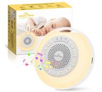Aggiornato Rumori Bianchi per Neonato: Easy@Home 26 Rumore Bianco con Luce Notturna & Luce a 7 Colori, White Noise Machine Per Dormire, Viaggi, Asili Nido, USB Ricaricabile, Timer, Blocco Bambini