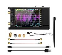 Aggiornato10k-1.5GHz VNA-H4 Analizzatore di rete vettoriale da 4 pollici Analizzatore di antenna HF VHF UHF V4.3 con slot for scheda SD Analisi della potenza del segnale