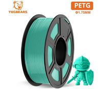 【AGGIUNGI 10-PAY 6】TECBEARS Filamento 3D PETG 1,75mm 1KG Non filare