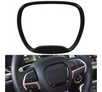 Aggiungi un tocco di stile con questo elegante coprivolante nero per Dodge