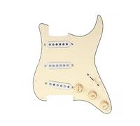 Aggiunta Della Linea Di Pickup SSS Con Piastra Di Protezione A Tre Strati Gialla Alnico 5 Per Chitarra Accessori Per Strumenti Musicali