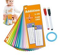 Aggiunta di schede Flash - Bambino - Carte di apprendimento Aritmetica per la formazione matematica precoce, riconoscimento dei numeri e conteggio | Matematica Fatti Flash Set per bambini, interattivo