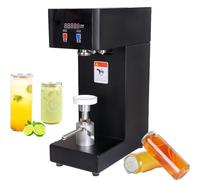 Aggraffatrice automatica per barattoli di latta con contatore intelligente, macchina commerciale per sigillare bevande per lattine di plastica/vetro/latta, cucitura per lattine di diametro 5,5 cm e