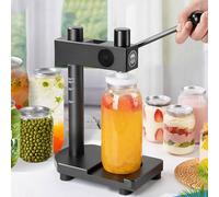 Aggraffatrice manuale per barattoli di latta, tappatrice regolabile per barattoli e bottiglie, soluzione a prova di perdite per preparare caffè, succo e tè a bolle