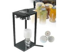 Aggraffatrice manuale per lattine e tappatrice, adatta per barattoli di altezza da 3 a 17 cm, include fustelle da 250 ml/330 ml/500 ml, costruzione resistente per uso domestico