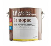 AGGRAPPANTE PRIMA MANO FONDO PRIMER PITTURA XLEGNO LT 2,500 BIANCO OPACO SAMOPAC