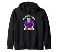 Aggressive Pajama Hugger Jiu Jitsu Grappling Funny Felpa con Cappuccio