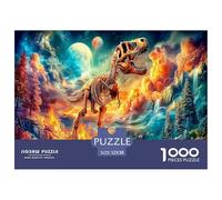 Aggressiveness Dinosaur 1000 Pezzi Puzzle Classici Per Adulti E Bambini A Partire Da 12 Anni Giochi Del Cervello Perfetto Per Appassionati Di Esperti - Regalo Per Amore E Amico 52x38cm/1000pcs