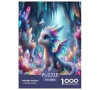 Aggressiveness Dinosaur 1000 Pezzi Puzzle Classici Per Adulti E Bambini A Partire Da 12 Anni Giochi Del Cervello Perfetto Per Appassionati Di Esperti - Regalo Per Amore E Amico 38x26cm/1000pcs