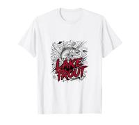 Aggressivo Lago Trota Grande Pesca Laghi Deep Strike Maglietta