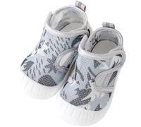 Aggroot Primi Passi per Bambini Scarpe Bambino Scarpine Neonato Sandali Suola Morbida Ragazzo Sneaker Infantile Antiscivolo Traspirante Pantofole