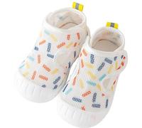 Aggroot Primi Passi per Bambini Scarpe Bambino Scarpine Neonato Sandali Suola Morbida Ragazzo Sneaker Infantile Antiscivolo Traspirante Pantofole