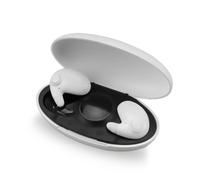 Aggxpf Wireless Bluetooth Sleep Earphones, Noise Cancelling Earbuds for Side Sleeper, Small Bluetooth Headphones for Work, Sports (White)