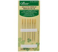 Aghi Clover 234/18 ciniglia con il numero 18 in oro occhio