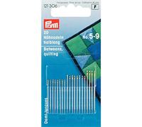 Prym Quilting Needles, Metallo, Silver, Nr. 5-9 Sortiert, 20 Stück