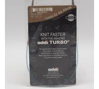 Aghi Da Maglia Addi Turbo Circolari Skacel Esclusivi Cavo Blu 16 Pollici US 10