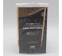 Aghi Da Maglia Circolari Addi Natura Bamboo Corda Blu 24" Taglia 6