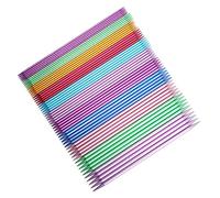 Aghi da Maglieria Set con Design Ergonomico e Materiale in Alluminio per Finitura Lucida Robusta 20 Cm a Doppia Punta Ideale per Piccoli Progetti