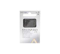 Aghi da Ricamo Classico , bustina da 15 pezzi , misure 5,7,8,10 (0,76 x 42 mm)