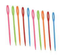 Aghi di Plastica con Occhio Grande, 100 pezzi 7 cm / 2,7 pollici Aghi da Cucito a Mano Aghi per Tessere aghi per Filare Aghi per Maglioni per Bambini Cucito e l'artigianato per Principianti
