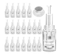 Aghi di ricambio per microneedling, 20 pezzi Derma Pen Micronago, Micro Nano Aghi Cartucce di ricambio, Aghi di ricambio per dispositivo Microneedling, cartuccia Needle per ripristino della pelle