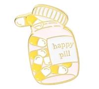 Aghi embroiderati di primo soccorso dose di droga set 2 pezzi baveri distintivi gioielli, Klein, Metallo non prezioso