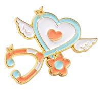 Aghi embroiderati di primo soccorso dose di droga set 2 pezzi baveri distintivi gioielli, Klein, Metallo non prezioso