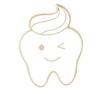 Aghi embroiderati di primo soccorso dose di droga set 2 pezzi baveri distintivi gioielli, Klein, Metallo non prezioso