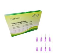 Aghi erogatori a punta smussata 24 G, 1,3 cm, 100 pezzi, dispenser industriale di liquidi per ricarica di colla adesiva, forniture da laboratorio in acciaio inossidabile Fugytven