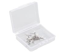 Aghi esche galleggianti bianchi Fishing Fishing Carp Teste 20pcs in lega di rame in lega di alta qualità ganci per gli appassionati di pesca delle carpe (15 mm)
