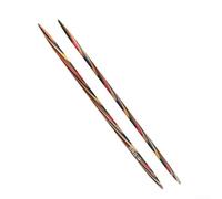 Aghi in legno a doppia punta dai colori vivaci, lunghi 20 cm, ideali per tutti i tuoi maglioni e progetti fai da te (6 mm)