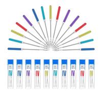 Aghi Macchina da Cucire 30 Pezzi, Macchine Casa Universali Utilizzati Assortiti con Flacone, Misure 65/9, 75/11, 90/14, 100/16, 110/18 Compatibile con Singer, Brother