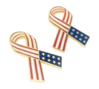 Aghi Patriottici Con Design In Lega Rivestita Accessori Parademici E Gioielli Cerimonia Per Il 4 Luglio Distintivo Memoriale In Lega Di Zinco, Taglia unica, come descritto