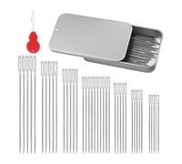 Aghi per cucito, set da 40 pezzi di accessori da cucito con filiera, aghi per ricamo, per quilting a maglia, tessitura, fai da te, studio a casa, tappezzeria