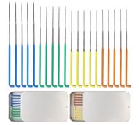 Aghi per feltro, aghi per feltro colorati, kit con 2 tipi di aghi, aghi per feltro e aghi triangolari, calibro 36, calibro 38, calibro 40