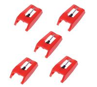 Aghi per giradischi, 5 Pezzi aghi di ricambio per giradischi, ricambio per giradischi a lunga durata per giradischi in vinile, LP, fonografo, ION Jensen Crosley Victrola Sylvania