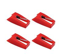 Aghi per Giradischi, Suono più Chiaro, Punta in ABS di Ricambio per Stilo per Giradischi in Rubino, Utile, Economico (4pcs)