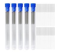 Aghi per la pulizia degli ugelli per stampante 3D, Set di 50 ugelli per stampante 3D, in acciaio inox, 0,4 mm, per stampante 3D, accessori per la pulizia della stampante 3D, kit di pulizia