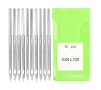 Aghi per Macchina da Cucire 10 Pezzi 5cm Lunghezza 2mm Codolo Compatibili con Flyingman GK9, Acciaio Senza Bave per Cucito Domestico e Ricamo, Foratura Facile su Tessuti Multipli