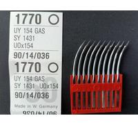 Aghi per macchina da cucire UY 154 GAS / 151x21 / UOx154 / 42320 curvi overlock